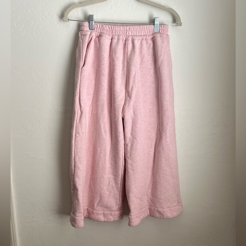 BURU Pink Ribbed Knit Top